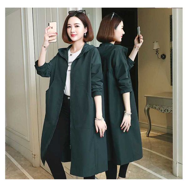 spring autumn trench coat new fashion popular in the long section of the style women's loose loose thin windbreaker d168, Tan;black
spring autumn trench coat new fashion popular in the long section of the style women's loose loose thin windbreaker d168, Tan;black