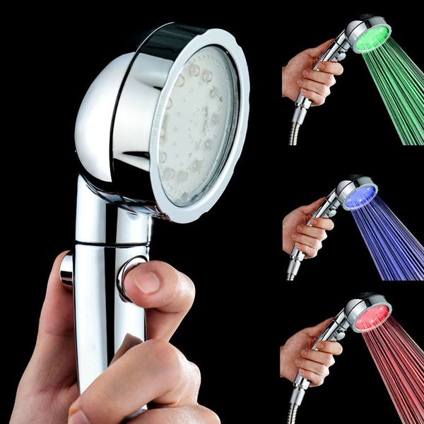 colorful glow discharge water saving type adjustable shower head rain chrome shower head bathroom
colorful glow discharge water saving type adjustable shower head rain chrome shower head bathroom