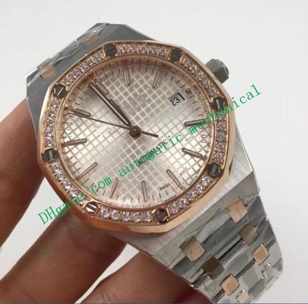 7 style luxury wristwatch automatic 41mm 15400sr.oo.1220sr.01 diamond bezel two tone rose stainless steel bracelet mechanical, Slivery;brown
7 style luxury wristwatch automatic 41mm 15400sr.oo.1220sr.01 diamond bezel two tone rose stainless steel bracelet mechanical, Slivery;brown