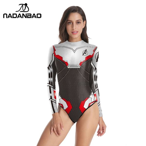nadanbao 2019 new design summer women swimwear avengers endgame quantum realm 3d printed one piece swimsuit zippered long sleeve, White;black
nadanbao 2019 new design summer women swimwear avengers endgame quantum realm 3d printed one piece swimsuit zippered long sleeve, White;black
