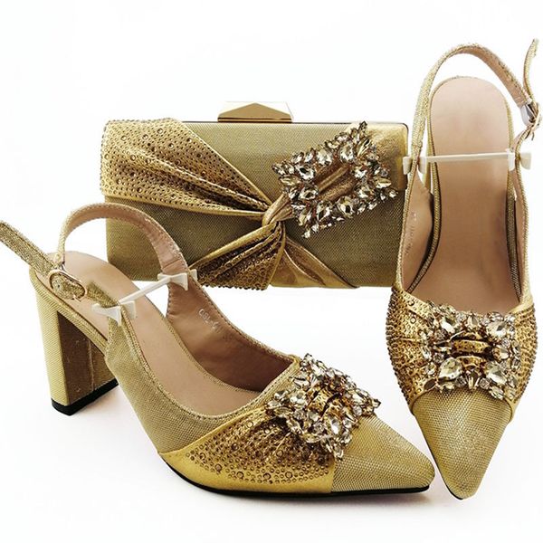 fashionable gold women dress shoes match handbag with crystal pattern african pumps and bag set qsl011,heel 9cm, Black
fashionable gold women dress shoes match handbag with crystal pattern african pumps and bag set qsl011,heel 9cm, Black