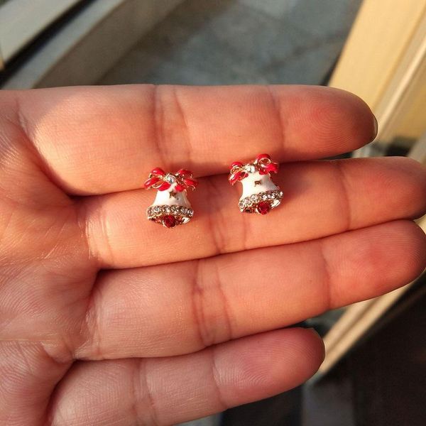new arrival stud earrings for women christmas jewelry gift bell tree snow flower shaped geometric earrings brand new ear nails, Golden;silver
new arrival stud earrings for women christmas jewelry gift bell tree snow flower shaped geometric earrings brand new ear nails, Golden;silver