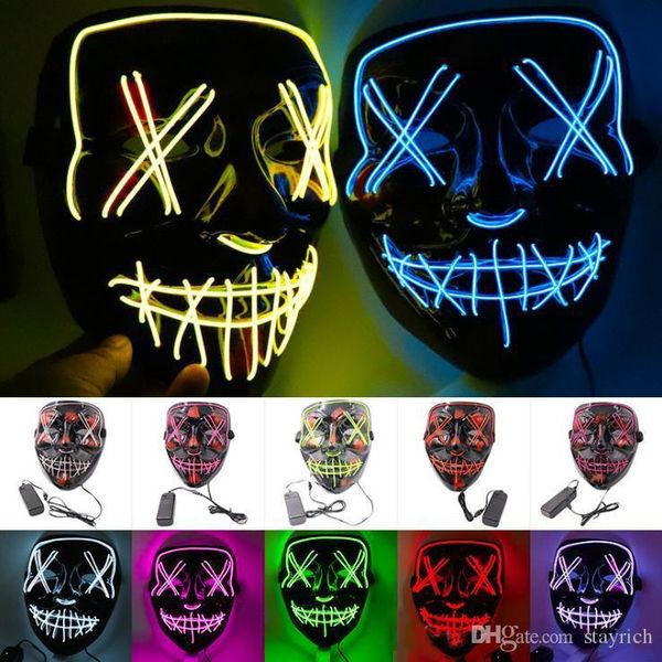 halloween mask led light up party masks the purge election year great funny masks festival cosplay costume supplies glow in dark
halloween mask led light up party masks the purge election year great funny masks festival cosplay costume supplies glow in dark