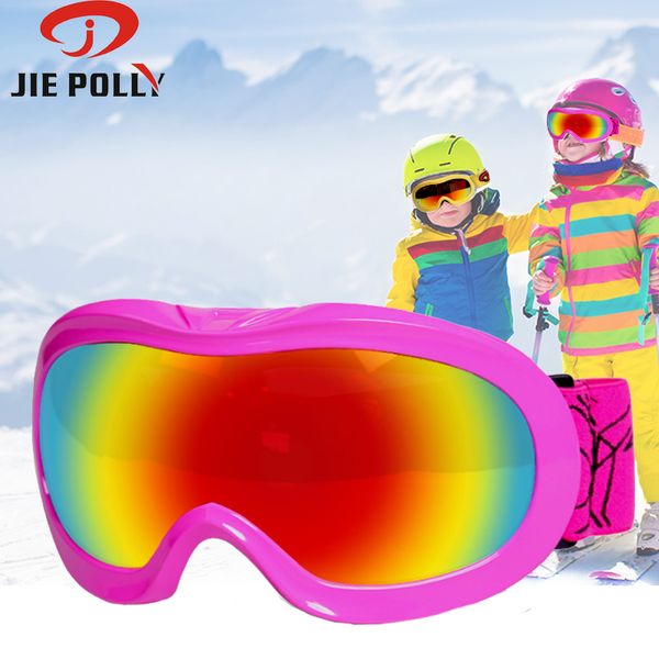 jie polly brand ski goggles kids double lens anti-fog goggles ski mask uv400 skiing eyewear children glasses
jie polly brand ski goggles kids double lens anti-fog goggles ski mask uv400 skiing eyewear children glasses
