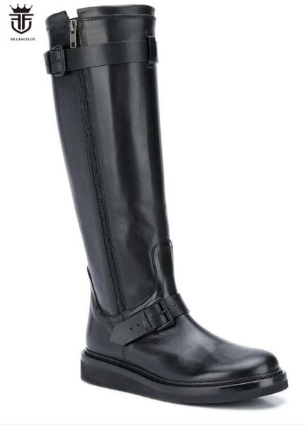 fr.lancelot 2020 new black leather boot point toe knee high boots square buckle mujer botas party shoes men thick heel
fr.lancelot 2020 new black leather boot point toe knee high boots square buckle mujer botas party shoes men thick heel