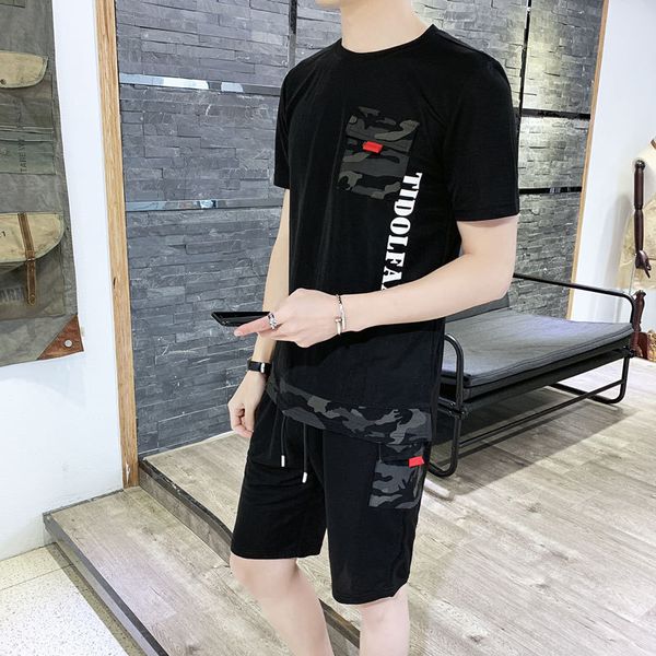 дизайнер мужской короткий t-рубашки тенденция тонкий костюм случайные половина рукава из двух частей молодежная одежда, White;black
дизайнер мужской короткий t-рубашки тенденция тонкий костюм случайные половина рукава из двух частей молодежная одежда, White;black