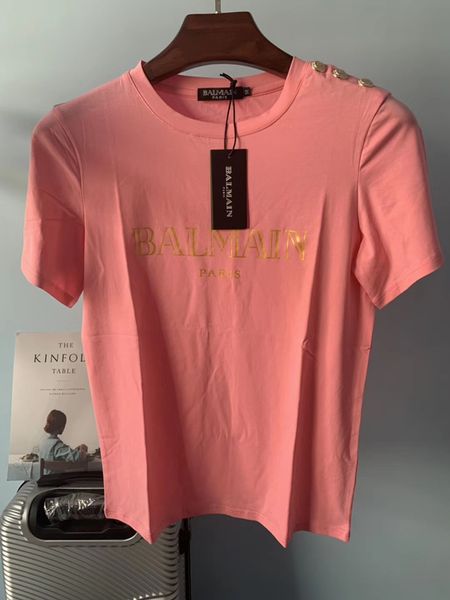 20SS Balmain женщины Стилист Футболка Мода Женщина Стилист Одежда письмо Печать с коротким рукавом Тис Размер S-XXL
20SS Balmain женщины Стилист Футболка Мода Женщина Стилист Одежда письмо Печать с коротким рукавом Тис Размер S-XXL