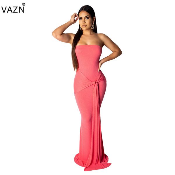 vazn asl6110 summer latest fashion club unusual fashion solid strapless sleeveless lace up women mermaid maxi dress, Black;pink
vazn asl6110 summer latest fashion club unusual fashion solid strapless sleeveless lace up women mermaid maxi dress, Black;pink