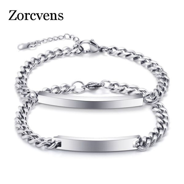 modyle new silver color 316l stainless steel couple link chain wedding bracelets for man woman never fade, Black
modyle new silver color 316l stainless steel couple link chain wedding bracelets for man woman never fade, Black