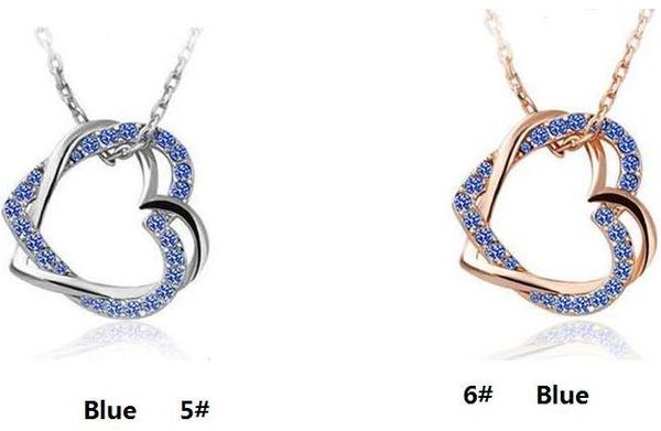 fashion-e heart chain artificial gold silver plated diamond necklace winding double heart diamond charm statement necklace jewelry dhl
fashion-e heart chain artificial gold silver plated diamond necklace winding double heart diamond charm statement necklace jewelry dhl
