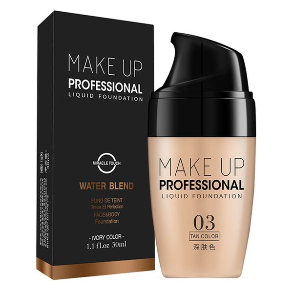 waterproof makeup liquid foundation oil control cover base concealer long lasting makeup cosmetics face foundation cream tslm1
waterproof makeup liquid foundation oil control cover base concealer long lasting makeup cosmetics face foundation cream tslm1