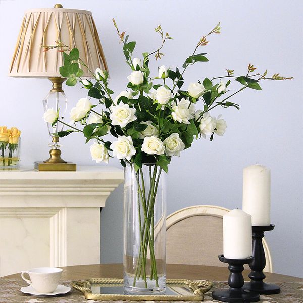 5pcs/lot 5 head flannel rose artificial flower decoration garden home fake flowers wall wedding road leads fake roses flower branch
5pcs/lot 5 head flannel rose artificial flower decoration garden home fake flowers wall wedding road leads fake roses flower branch