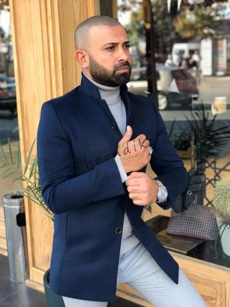 thorndike upscale custom made tweed wool navy blue men suit british style modern blazer 1 piece skinny men suits only jacket, White;black
thorndike upscale custom made tweed wool navy blue men suit british style modern blazer 1 piece skinny men suits only jacket, White;black