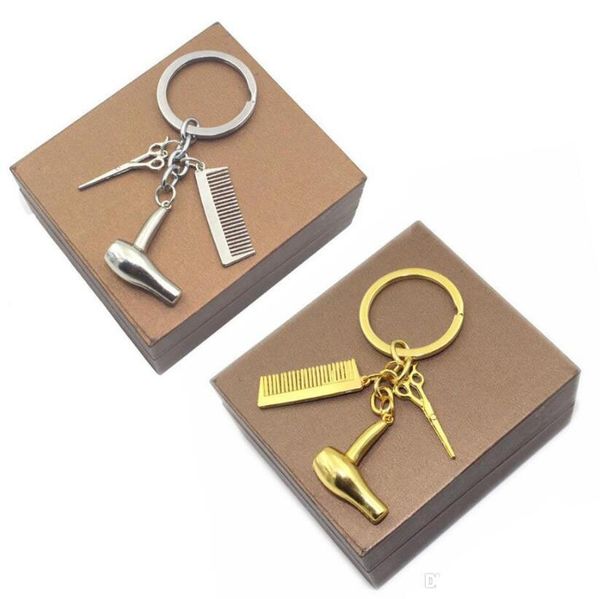 new designer jewelry scissor comb blower alloy keychain hairdressing scissors hair dryer comb charm pendant car bag key rings accessory gift, Slivery;golden
new designer jewelry scissor comb blower alloy keychain hairdressing scissors hair dryer comb charm pendant car bag key rings accessory gift, Slivery;golden