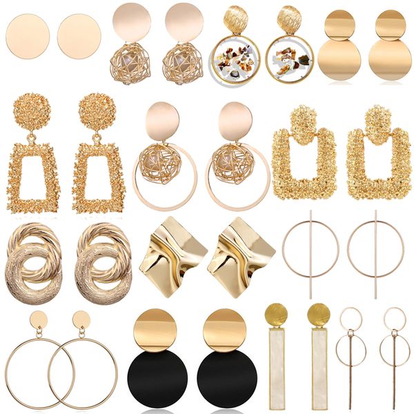 big drop earrings for women geometric statement earrings female 2019 fashion modern jewelry hanging kolczyki oorbellen, Silver
big drop earrings for women geometric statement earrings female 2019 fashion modern jewelry hanging kolczyki oorbellen, Silver