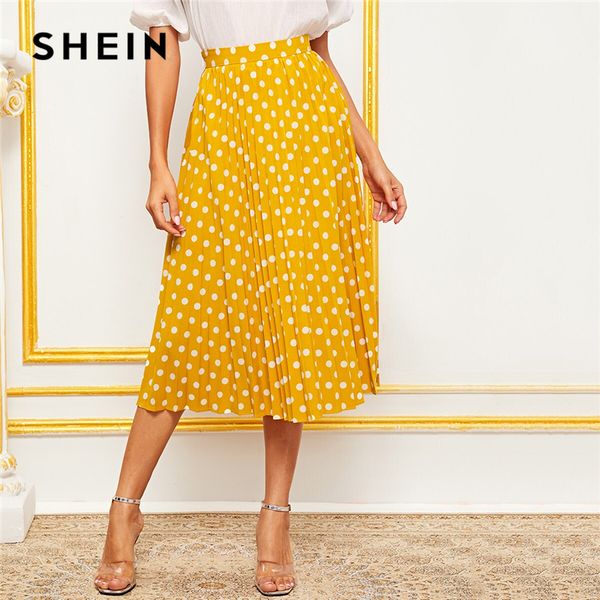 shein yellow polka dot wide waistband pleated midi skirt summer autumn skirts womens elegant a line lady high waist boho skirt, Black
shein yellow polka dot wide waistband pleated midi skirt summer autumn skirts womens elegant a line lady high waist boho skirt, Black
