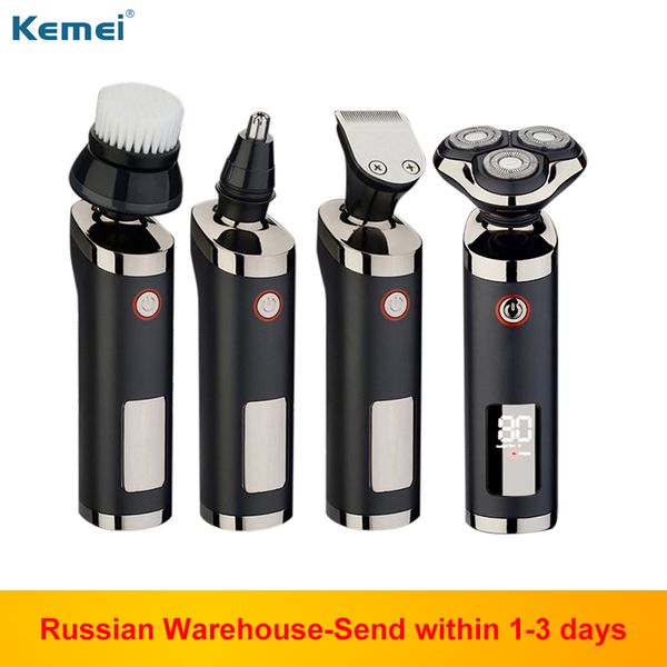 kemei new electric shaver razor men smart lcd 3 blades hair nose beard trimmer clipper face cleaning waterproof shaving machine
kemei new electric shaver razor men smart lcd 3 blades hair nose beard trimmer clipper face cleaning waterproof shaving machine