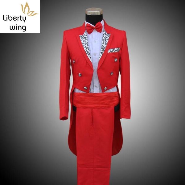 men's suits & blazers fashion wedding formal suit groom mens clothing tail tuxedo trouse party coats suit&pants stage show costumes set, White;black
men's suits & blazers fashion wedding formal suit groom mens clothing tail tuxedo trouse party coats suit&pants stage show costumes set, White;black