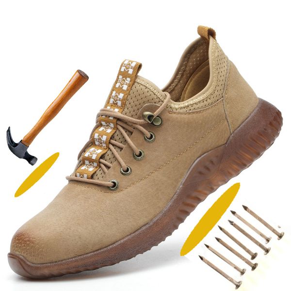 anti-hit comfortable safety shoes for men steel toe cap work safety shoes protect foot solid soft rubber leather men, Black
anti-hit comfortable safety shoes for men steel toe cap work safety shoes protect foot solid soft rubber leather men, Black