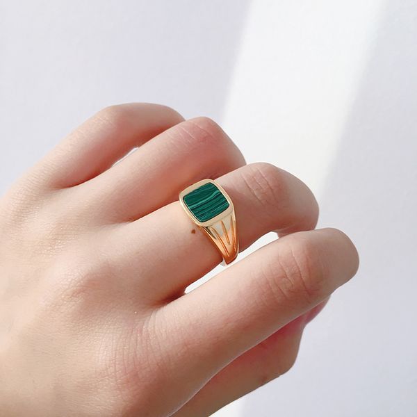 6 7 8 gold ring woman gift fashion new green malachite ring temperament beautiful for women charm love ring jewelry, Silver
6 7 8 gold ring woman gift fashion new green malachite ring temperament beautiful for women charm love ring jewelry, Silver