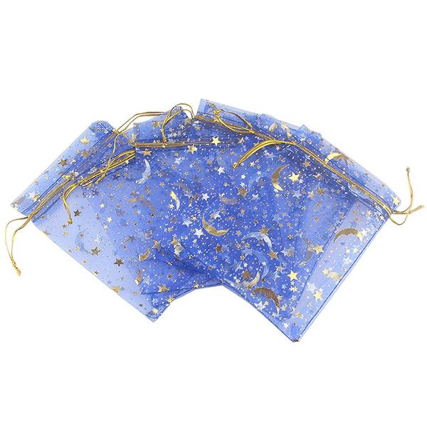 100pcs stars and moon organza jewelry gift pouch candy pouch drawstring wedding favor bags (royal blue, 3.5 x 4.7 inch
100pcs stars and moon organza jewelry gift pouch candy pouch drawstring wedding favor bags (royal blue, 3.5 x 4.7 inch