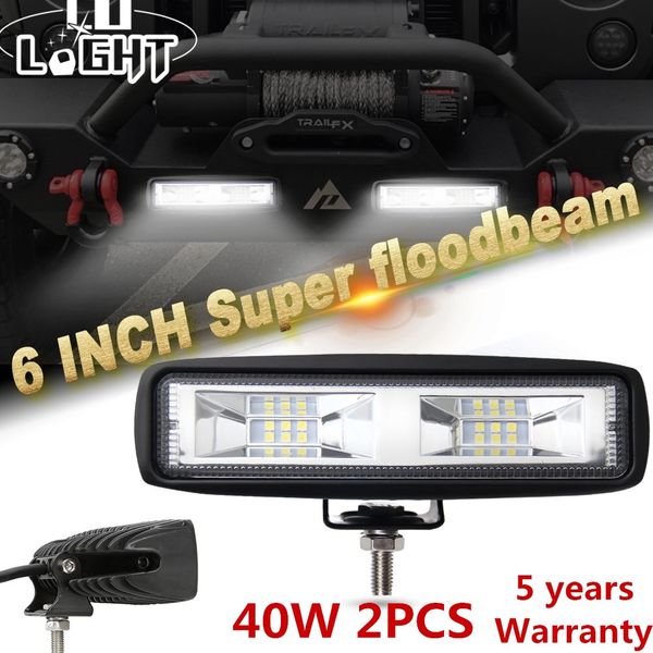 6inch 40w flood beam led work light bar offroad 12v 24v led bar for truck car uaz boat 4x4 suv atv kia automobile fog lamp
6inch 40w flood beam led work light bar offroad 12v 24v led bar for truck car uaz boat 4x4 suv atv kia automobile fog lamp