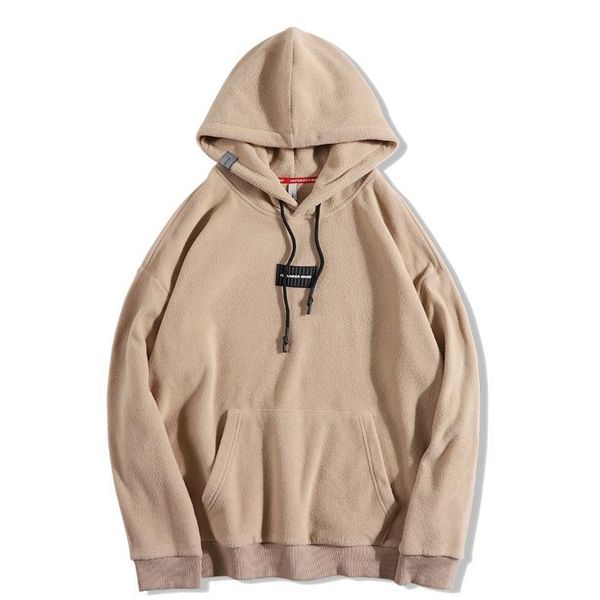 mens new casual long sleeve hoodies winter thick warm plush pullover sweatshirts loose male streetwear clothing, Black 
mens new casual long sleeve hoodies winter thick warm plush pullover sweatshirts loose male streetwear clothing, Black