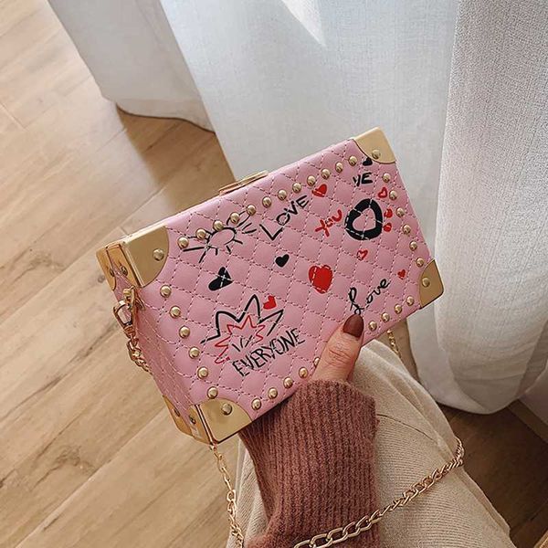 leisure graffiti women chain letters shoulder small square bag rivets box ladies handbag crossbody bag 2020 ins shoulder #50
leisure graffiti women chain letters shoulder small square bag rivets box ladies handbag crossbody bag 2020 ins shoulder #50