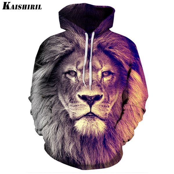 kaishiril men's streetwear 3d hoodies men harajuku 3d animal lion printed hoodie women's hip hop sweatshirt couple pullovers, Black
kaishiril men's streetwear 3d hoodies men harajuku 3d animal lion printed hoodie women's hip hop sweatshirt couple pullovers, Black