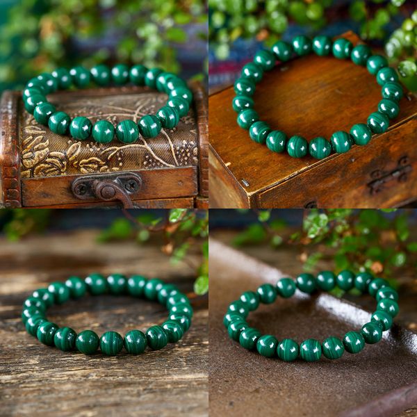 beaded jewelry crystal natural malachite bracelet diy bracelet pearl natural stone jewelry jade pearl bracelet, Black
beaded jewelry crystal natural malachite bracelet diy bracelet pearl natural stone jewelry jade pearl bracelet, Black
