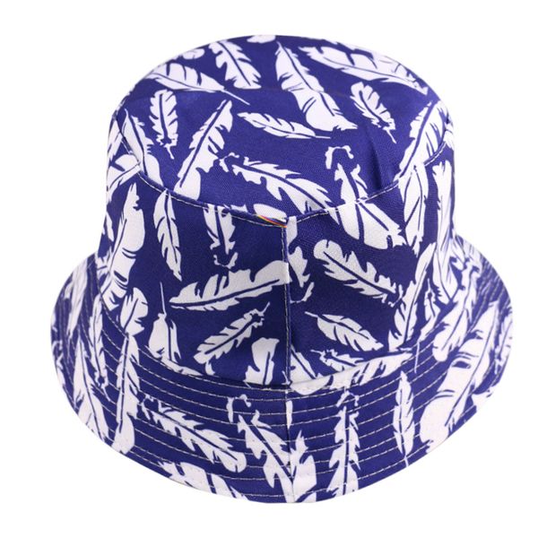 new style vintage feather printed fisherman hat fashion men and women double-sided sunbonnet casual couple flat bucket hat, Blue;gray
new style vintage feather printed fisherman hat fashion men and women double-sided sunbonnet casual couple flat bucket hat, Blue;gray
