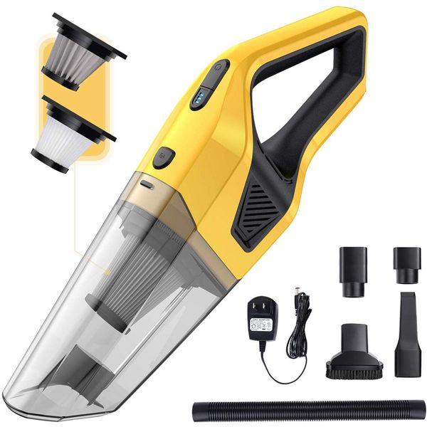 hand held vacuum cordless portable vacuum cleaner with strong suction cup, dry and wet cleaner, suitable for car / kitche
hand held vacuum cordless portable vacuum cleaner with strong suction cup, dry and wet cleaner, suitable for car / kitche