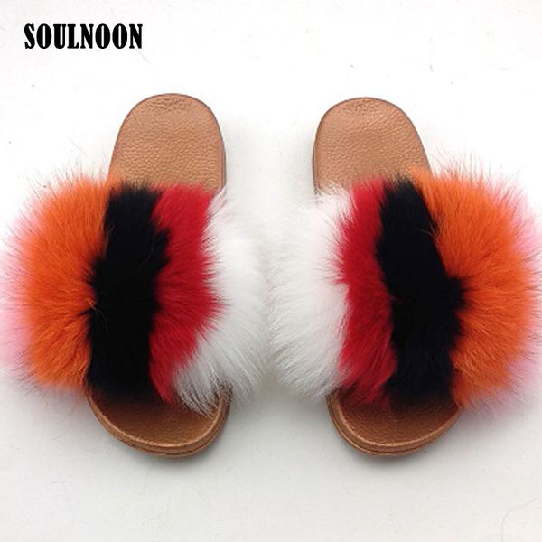 women plush fluffy slippers colorful real fur slippers soft comfort indoor home slides ladies house furry shoes flip flops, Black
women plush fluffy slippers colorful real fur slippers soft comfort indoor home slides ladies house furry shoes flip flops, Black
