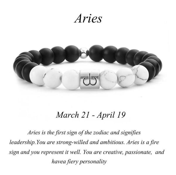 8mm matt agate black beads 12 zodiac signs charm bracelet for women men 12 constellation elastic white howlite beads bracelet birthday gift, Golden;silver
8mm matt agate black beads 12 zodiac signs charm bracelet for women men 12 constellation elastic white howlite beads bracelet birthday gift, Golden;silver