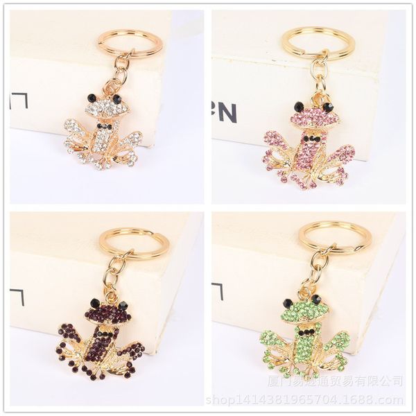 lovely frog pendant charm rhinestone crystal purse bag keyring key chain accessories wedding party holder keyfob gift, Silver
lovely frog pendant charm rhinestone crystal purse bag keyring key chain accessories wedding party holder keyfob gift, Silver