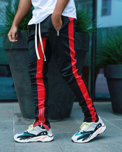 mens fashion casual sportpants striped trousers sweatpants new arrive sport gym running jogger pants quanlity, Black
mens fashion casual sportpants striped trousers sweatpants new arrive sport gym running jogger pants quanlity, Black