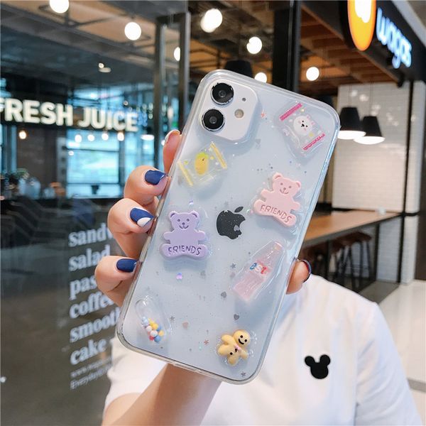 epoxy glue dripping gel candy bear transparent clear mobile phone case cover for iphone 11 pro max 7 8 plus x xr
epoxy glue dripping gel candy bear transparent clear mobile phone case cover for iphone 11 pro max 7 8 plus x xr