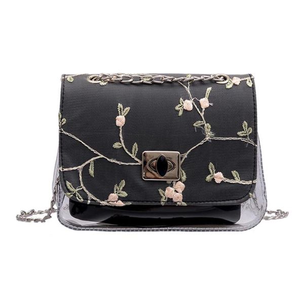 elegant clear floral flap shoulder handbags women's crossbody lace pvc bags messenger bag for women 2019 sac a dos bolsas mujer
elegant clear floral flap shoulder handbags women's crossbody lace pvc bags messenger bag for women 2019 sac a dos bolsas mujer