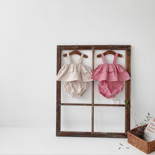 2020 wholesale new baby girls 2 pcs set vest+pp shorts summer cotton girls suits 6-24 month qh133, White
2020 wholesale new baby girls 2 pcs set vest+pp shorts summer cotton girls suits 6-24 month qh133, White