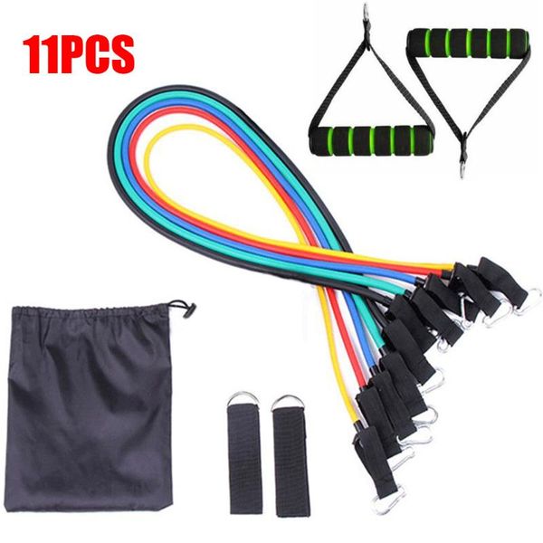 11pcs natural rubber latex fitness 10-30lbresistance bands exercise tubes practical strength workout tool
11pcs natural rubber latex fitness 10-30lbresistance bands exercise tubes practical strength workout tool