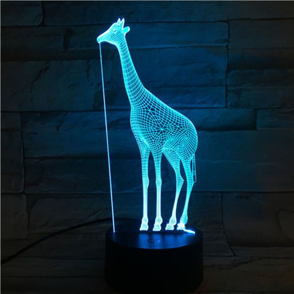creative christmas gift night light giraffe 3d stereo vision led lights acrylic colorful remote control color-changing touch lamps
creative christmas gift night light giraffe 3d stereo vision led lights acrylic colorful remote control color-changing touch lamps