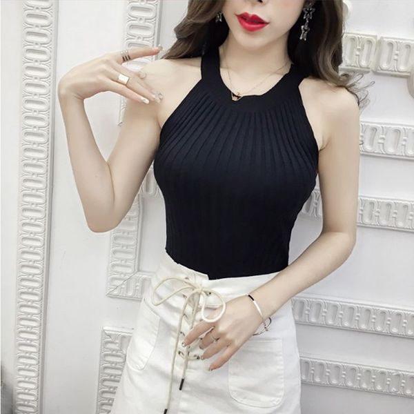 women slim sleeve basic candy color knit hanging neck bottoming warm vest stretch tank n, White
women slim sleeve basic candy color knit hanging neck bottoming warm vest stretch tank n, White
