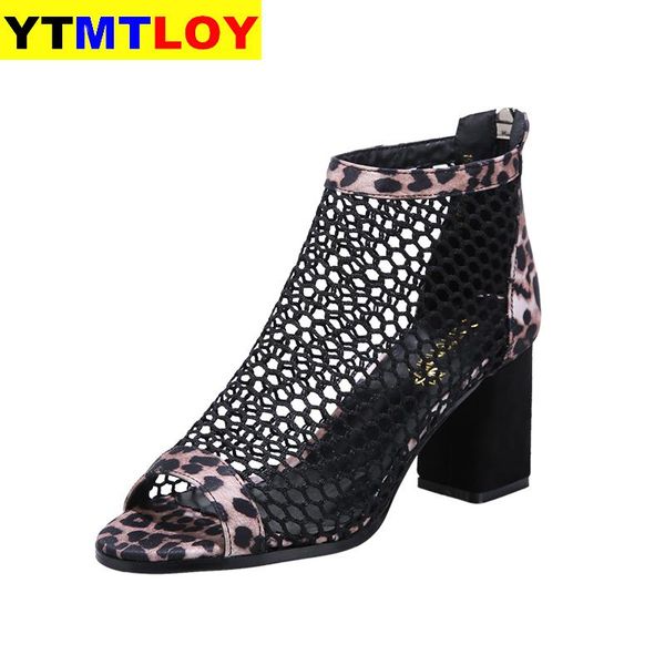 2020 women sandals square high heel summer shoes woman flower lace hollow peep toe gladiator sandalias casual leopard, Black
2020 women sandals square high heel summer shoes woman flower lace hollow peep toe gladiator sandalias casual leopard, Black