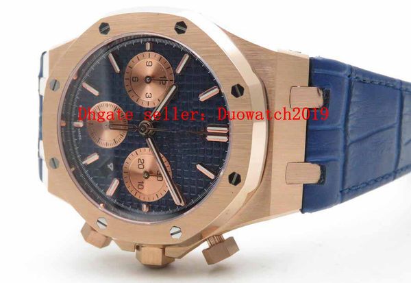 mens selling 7750 valjoux automatic movement royal oak chronograph 26331st 41mm blue checkered dial 18k rose gold wristwatches, Slivery;brown
mens selling 7750 valjoux automatic movement royal oak chronograph 26331st 41mm blue checkered dial 18k rose gold wristwatches, Slivery;brown