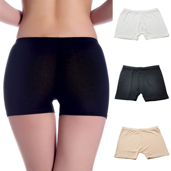 women casual seamless modal panties elastic female safety underwear comfy lady intimate solid color anti-lighting safety pants, Black;pink
women casual seamless modal panties elastic female safety underwear comfy lady intimate solid color anti-lighting safety pants, Black;pink