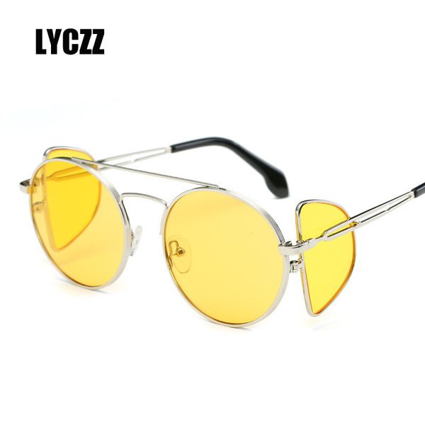 lyczz 2019 trendy steampunk sunglasses luxury vintage sunglass original uv400 party glasses, White;black
lyczz 2019 trendy steampunk sunglasses luxury vintage sunglass original uv400 party glasses, White;black