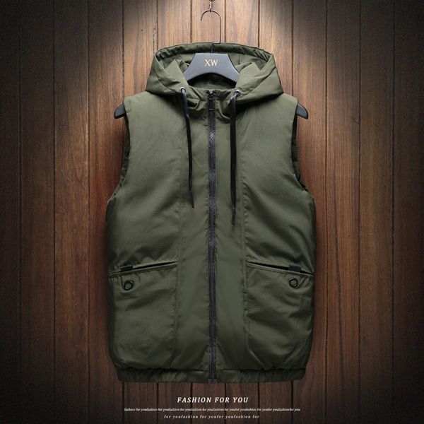 new arrival brand men jacket sleeveless vest winter down vest mens warm big pocket homme casual thicken waistcoat mj-m, Black;white
new arrival brand men jacket sleeveless vest winter down vest mens warm big pocket homme casual thicken waistcoat mj-m, Black;white