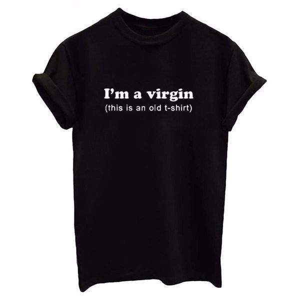 women i' a virgin this is an old t-shirt tee soft crew neck aesthetic floral summer streetwear funny t-shirt, White
women i' a virgin this is an old t-shirt tee soft crew neck aesthetic floral summer streetwear funny t-shirt, White