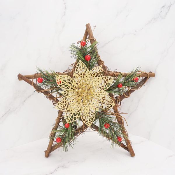 30cm star straw christmas rattan wreath home door artificial flower garland decoration holiday accessories
30cm star straw christmas rattan wreath home door artificial flower garland decoration holiday accessories