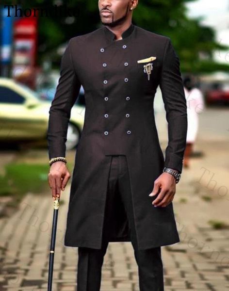 thorndike 2020 custom made stand collar men's suits long sleeve gentleman's dress formal wedding bridegroom party suit plus size, White;black
thorndike 2020 custom made stand collar men's suits long sleeve gentleman's dress formal wedding bridegroom party suit plus size, White;black